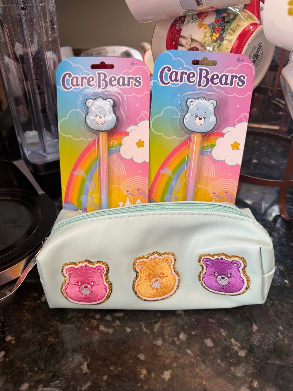 Care Bears pencil case bundle